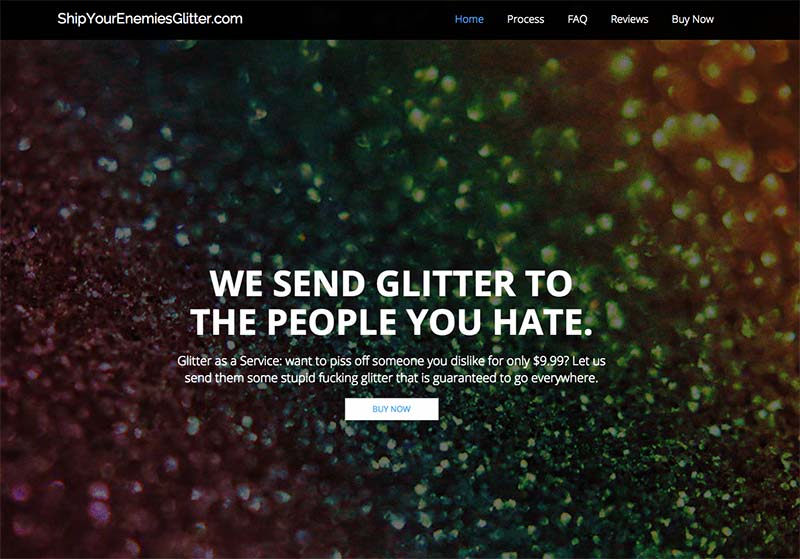 Picture of the ship your enemies glitter web site