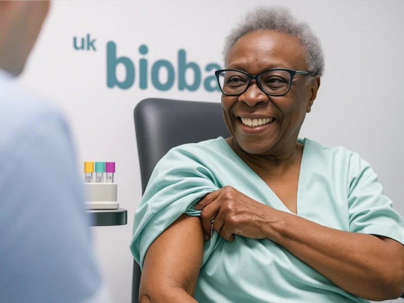 Woman rolls up her sleeve ready for an injection.